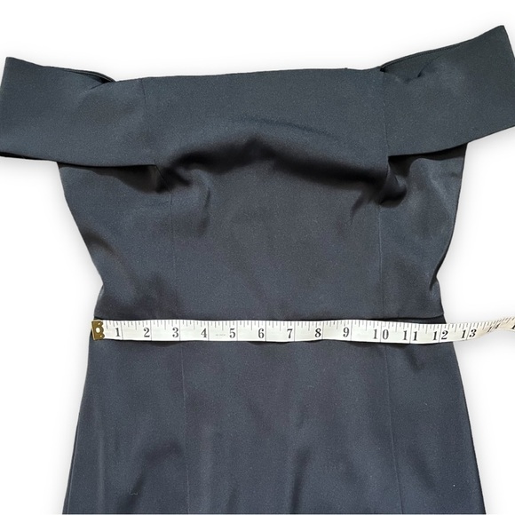 NWT Rebecca Minkoff Diana Black Off the Shoulder Mini Dress sz 0 - Picture 10 of 15